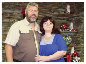 Owners of Desert Catering, Sharmine and Colin Livingstone. (Photograph by Yvonne Amukwaya)