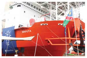 mv Mafuta is Debmarine’s newest and largest mining ship.