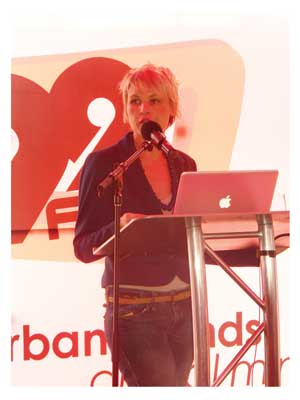 Radio 99 general manager, Christine Hugo. (Photograph by Melba Chipepo)
