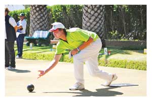 Will Esterhuizen - bowls national champions for the third year running.
