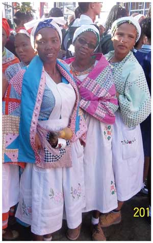 These young women, who are part of the Mukorob Cultural Group, expressed their enthusiasm about the clinic and said they would definitely make use of it.