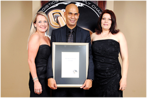 CEO of the Walvis Bay Corridor Group, Johnny Smith with Siobhan Fox, Business Development Manager - South Africa, and Agnetha Mouton, Corridor Group Manager: Marketing and Communications.