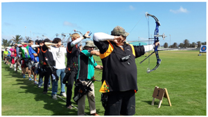 Demonstrating the strength of Namibian archery at club level, at a competition hosted by Sparta Archery Club in Walvis Bay late in December, more than twenty archers competed in the various categories.