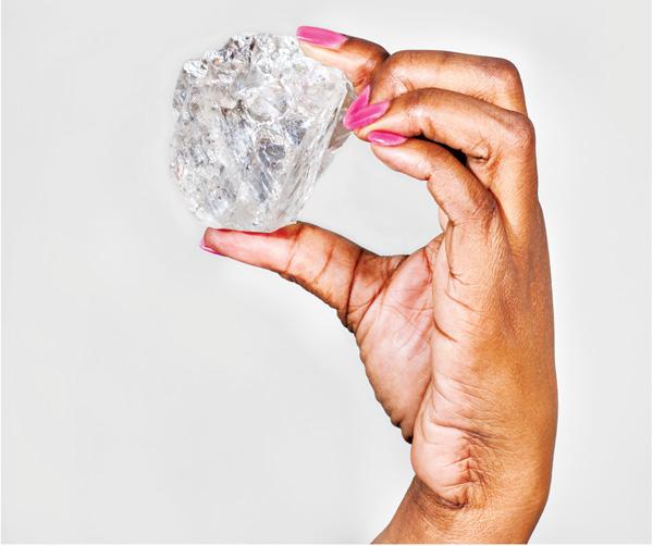 1111 Carat diamond from Botswana mine