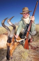 Renowned professional hunter and owner of Hunters Safaris Namibia , Marina Lamprecht 
