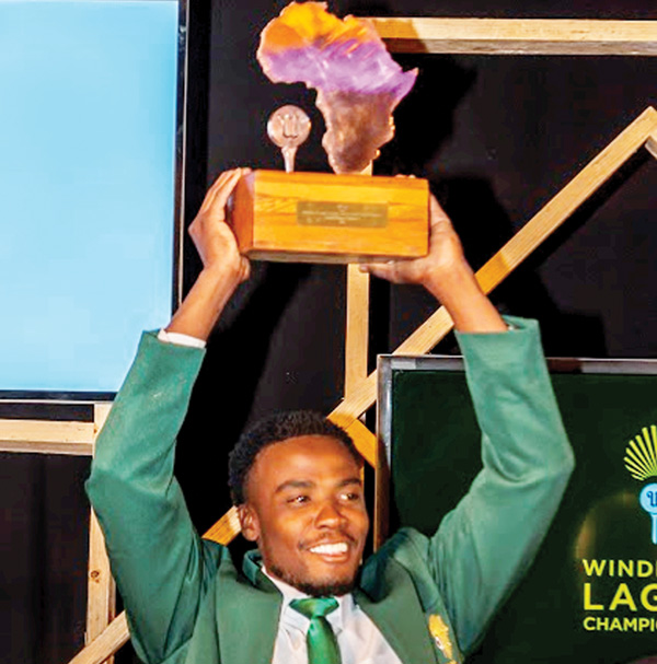 Zambian golfer clinches Windhoek Lager Africa Jacket