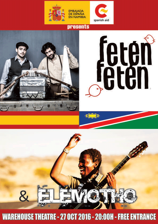 Cultural concert by Elemotho and Spanish duo, Feten Feten