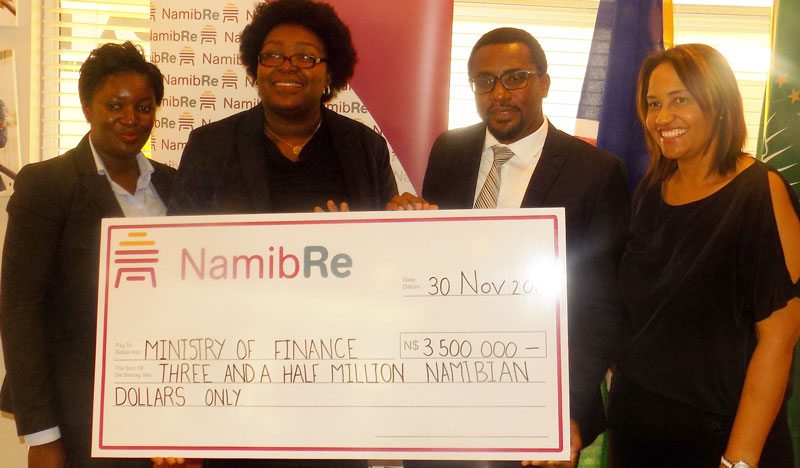 NamibRe increases dividend to government coffers