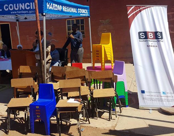 Business School donates to early learning centres in the Hardap Region