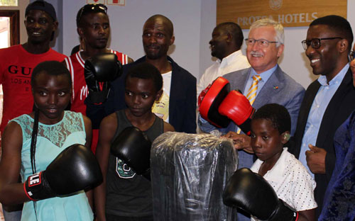 Grassroots boxing set to reach dizzy heights with support from Germany