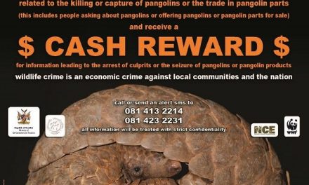 Cash reward for information leading to capture and conviction of wildlife criminals