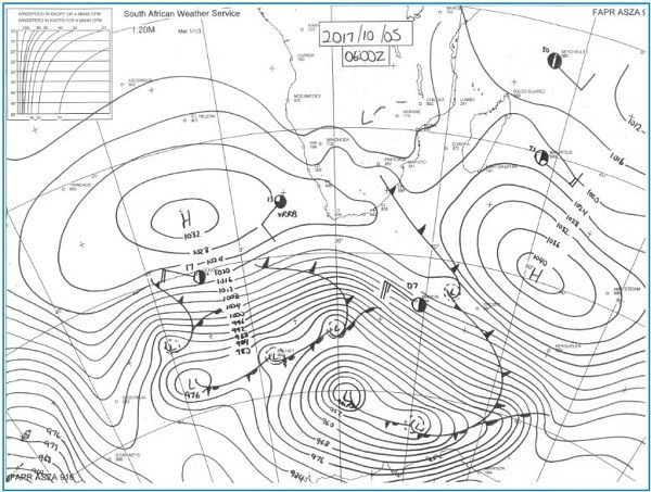 The Week’s Weather up to Friday 06 October. Five-day outlook to Wednesday 11 October 2017
