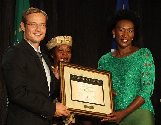 Namibia Dairies is the  first runner-up in the Good Business Awards Large Enterprise category.