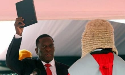 Top level Namibian threesome attend H.E. Emmerson Mnangagwa’s inauguration