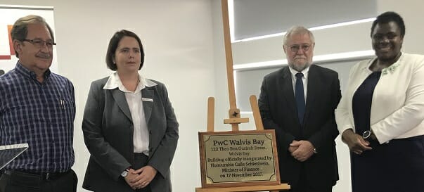 PWC audit firm grows physical presence in Walvis Bay market