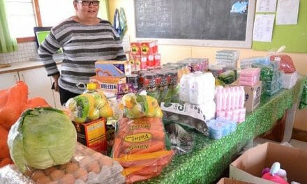 Manica staff goes overboard with groceries for two Walvis Bay charity homes