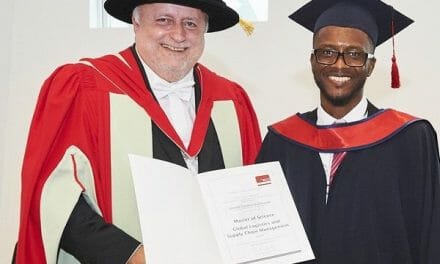 First Namibian youth to get Masters in Logistics from German university