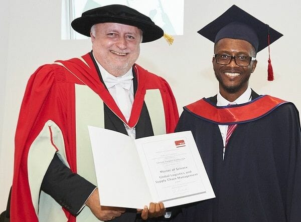 First Namibian youth to get Masters in Logistics from German university