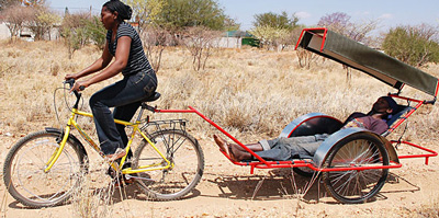 Ambulance bicycles help improve maternal and infant health in rural areas