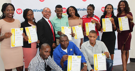 NAMCOL best achievers get recognition from local bank