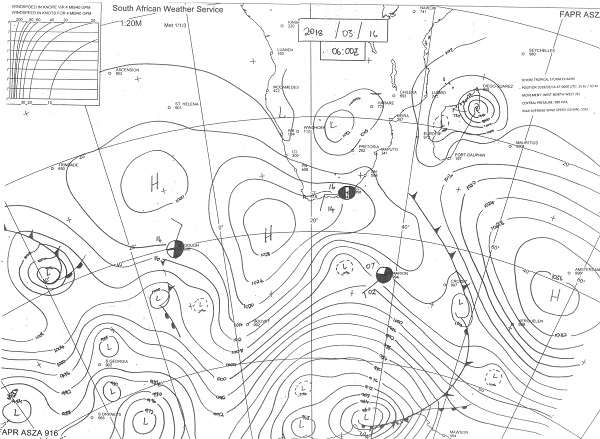 Synoptic Chart South Africa