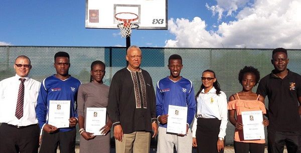 Four basketball school learners make history with first-ever scholarships for university