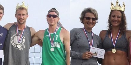 Beach Volleyball – Johannes and Hennes take King and Queen titles in tough tournament