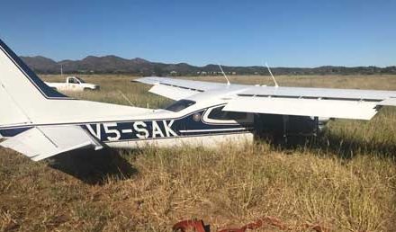 How not to land a bird – Trainee pilot lands aircraft on its belly at Eros Airport
