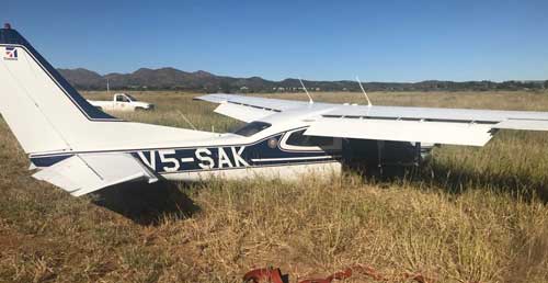 How not to land a bird – Trainee pilot lands aircraft on its belly at Eros Airport