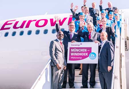 Eurowings expands ‘wingspan’- takes up Windhoek-Munich route
