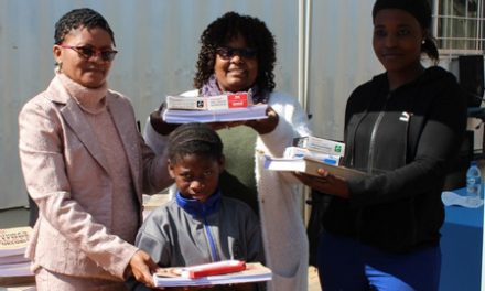 Stationery and furniture donation to boost learners abilities