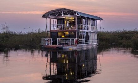 Gondwana floats the ultimate in river luxury on the Kwando near Namushasha