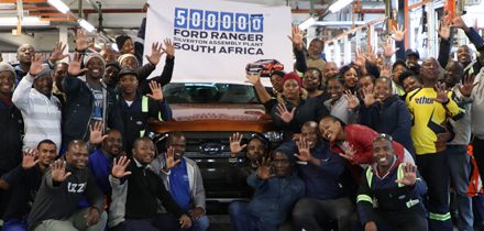 Ford Ranger production hits the 500,000 Milestone in SA