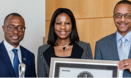 Central Bank awarded Platinum Seal of Achievement  in the Small/Medium Size Company Category at Deloittes annual awards ceremony