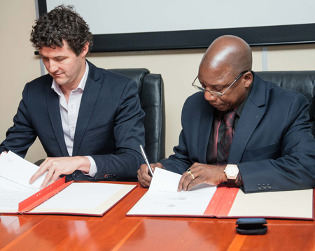 AB InBev Namibia and Agriculture Ministry sign water sustainability agreement