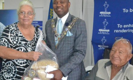 Windhoek’s elderly community gets an early Christmas from the Mayor’s office