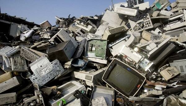 e-waste disposal volumes jump as more companies care to recycle electronics