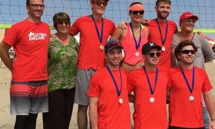 Team Optic Exclusive grand champs in Beach Bash volleyball tournament