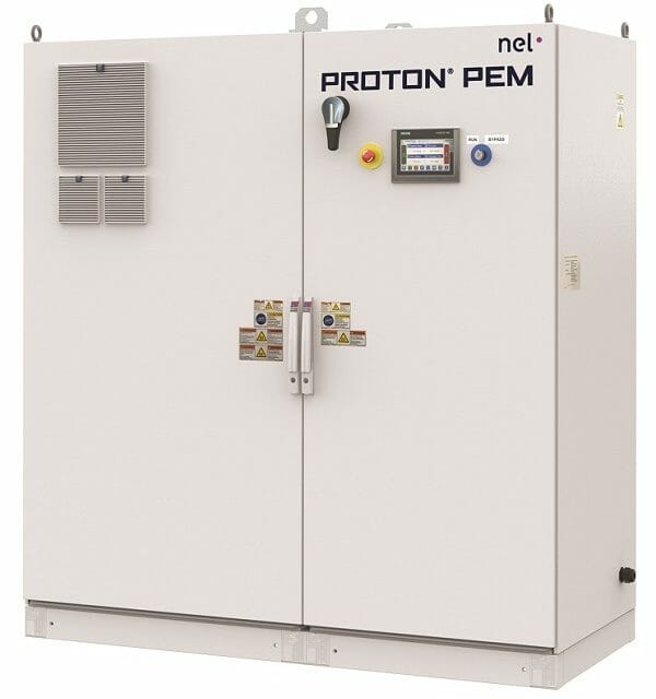 Smallscale on-site hydrogen generator ideal for use in laboratories, clinics and small factories