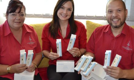 Cancer Association receives 100 thermometers from Erongomed