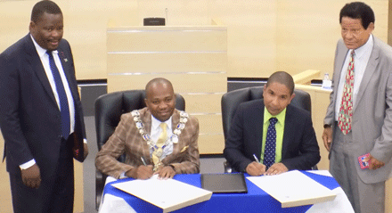 Cities of Windhoek, Kingston ink twinning agreement