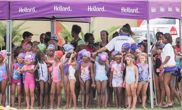 Dophins fun gala for very young swimmers promotes early sport development