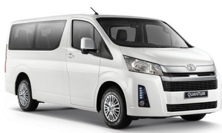 Toyota’s popular minibus, the Quantum now in new guise with short nose