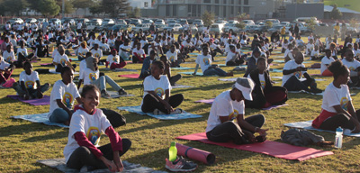 Yoga enthusiasts mark 5th UN International Day of Yoga