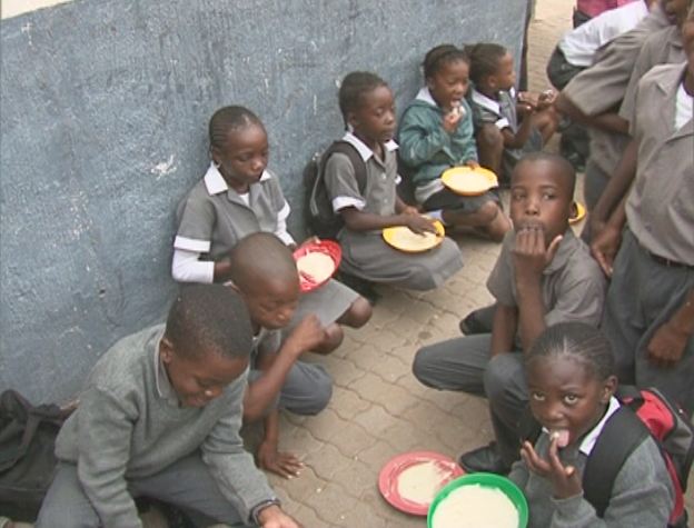 377,000 children benefit from school feeding programme