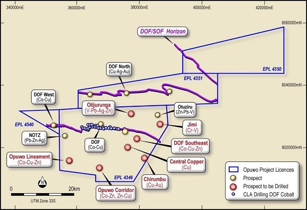 Celsius Resources goes slow on Opuwo Cobalt to re-assess previous drill results and surface surveys