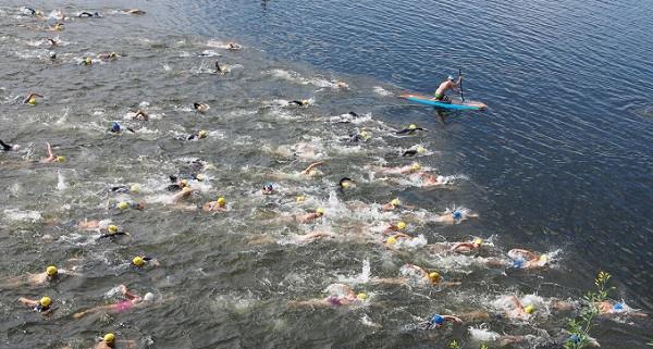 Nearly full Oanob offers a delight to swimmers in the Pointbreak Openwater Swim