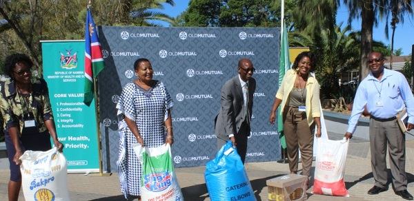 Khomas first region to receive food support from Old Mutual for people without shelter