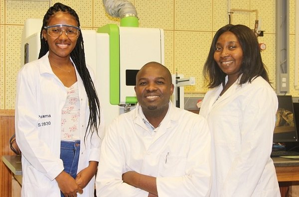 Tsumeb smelter’s in-house laboratory makes own sanitiser following WHO formula