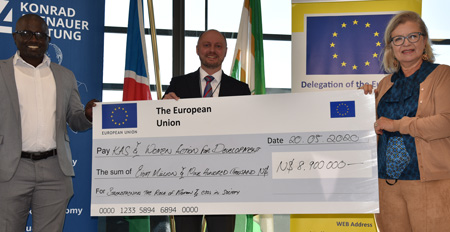N$17,5 million EU-funded project to strengthen the roles of Civil Society Organisations and women in democracy
